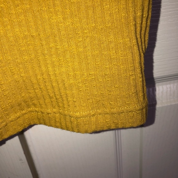 Forever 21‎ Plus button front ribbed knit mustard tank dress 3X - Picture 6 of 8